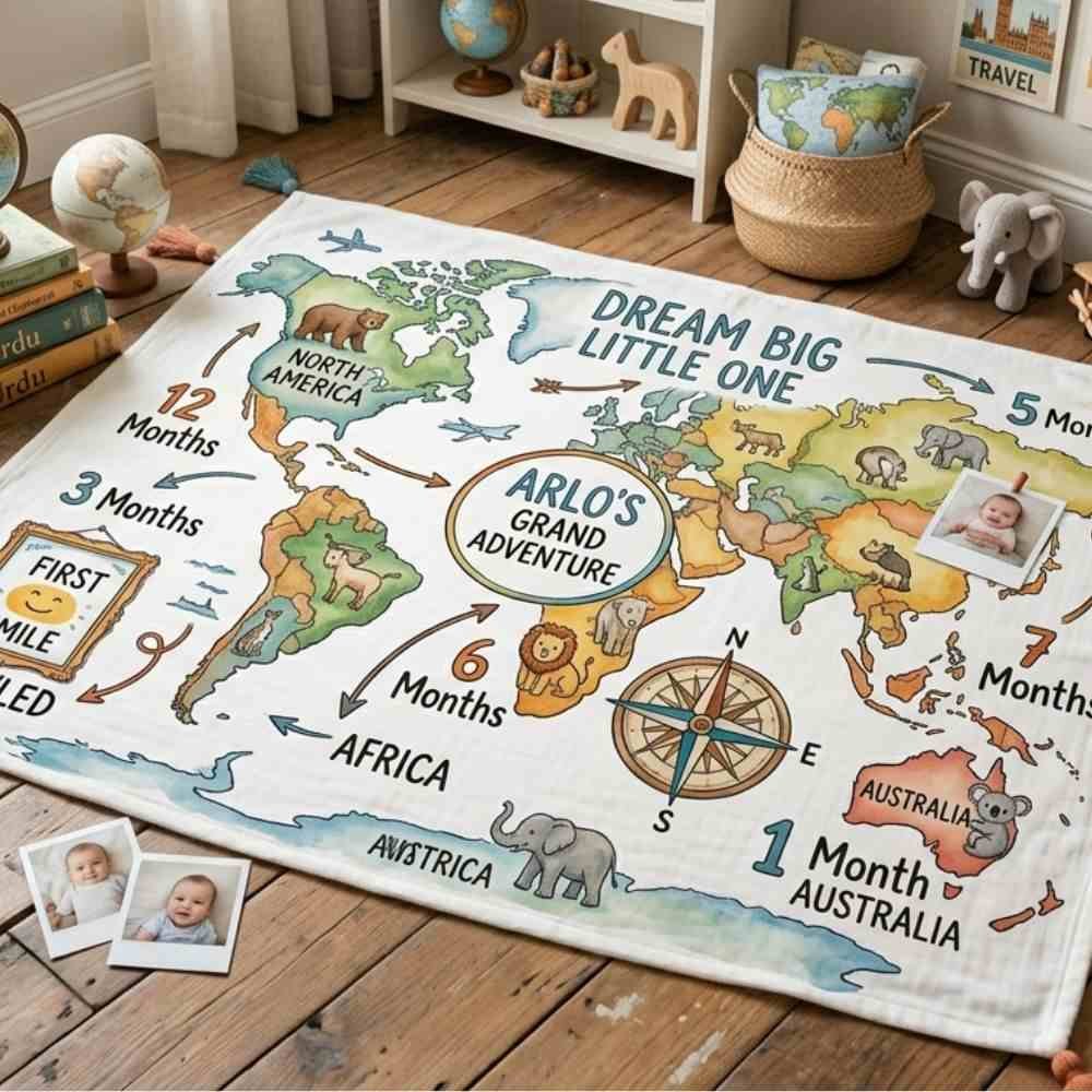 Milestone Photo Blanket