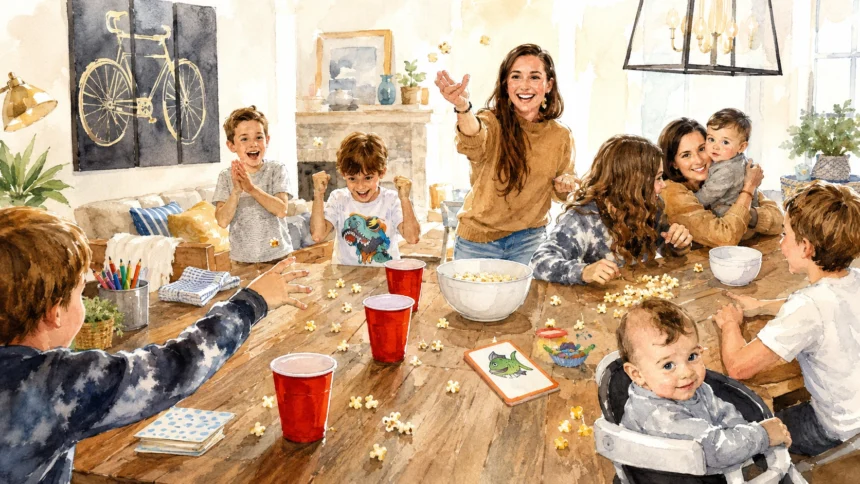 10 Popcorn Games to Make Family Fun Night Great