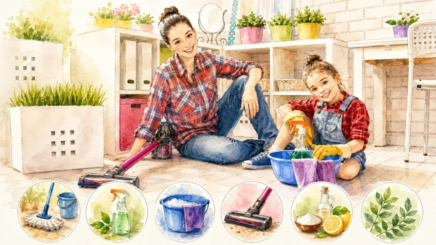 Natural Way to Clean Floors