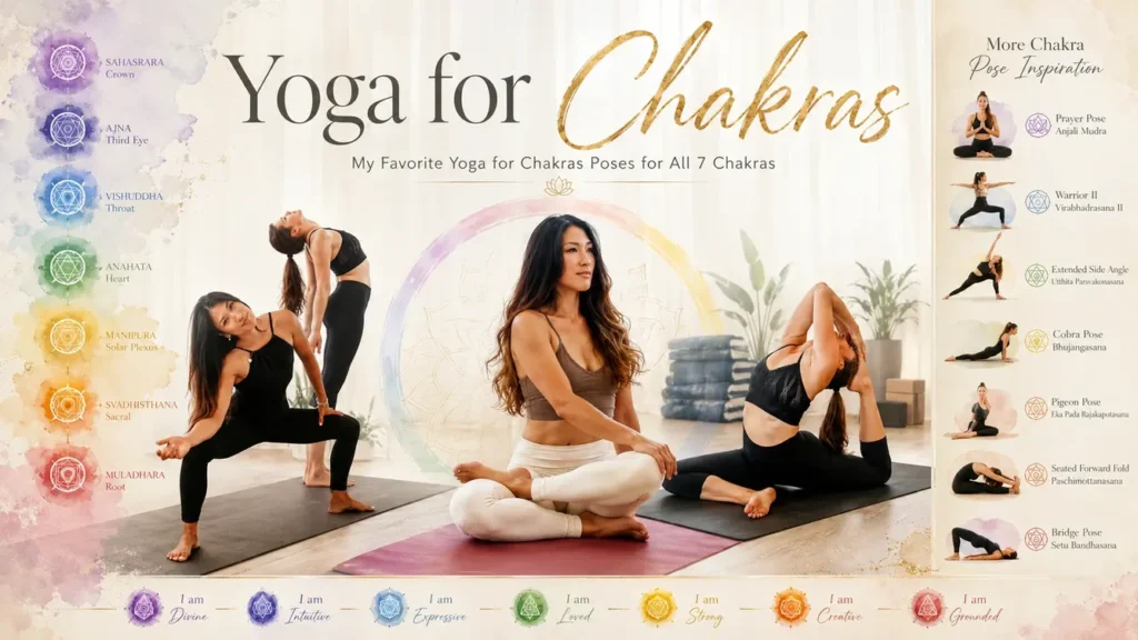 My Favorite Yoga for Chakras Poses for All 7 Chakras