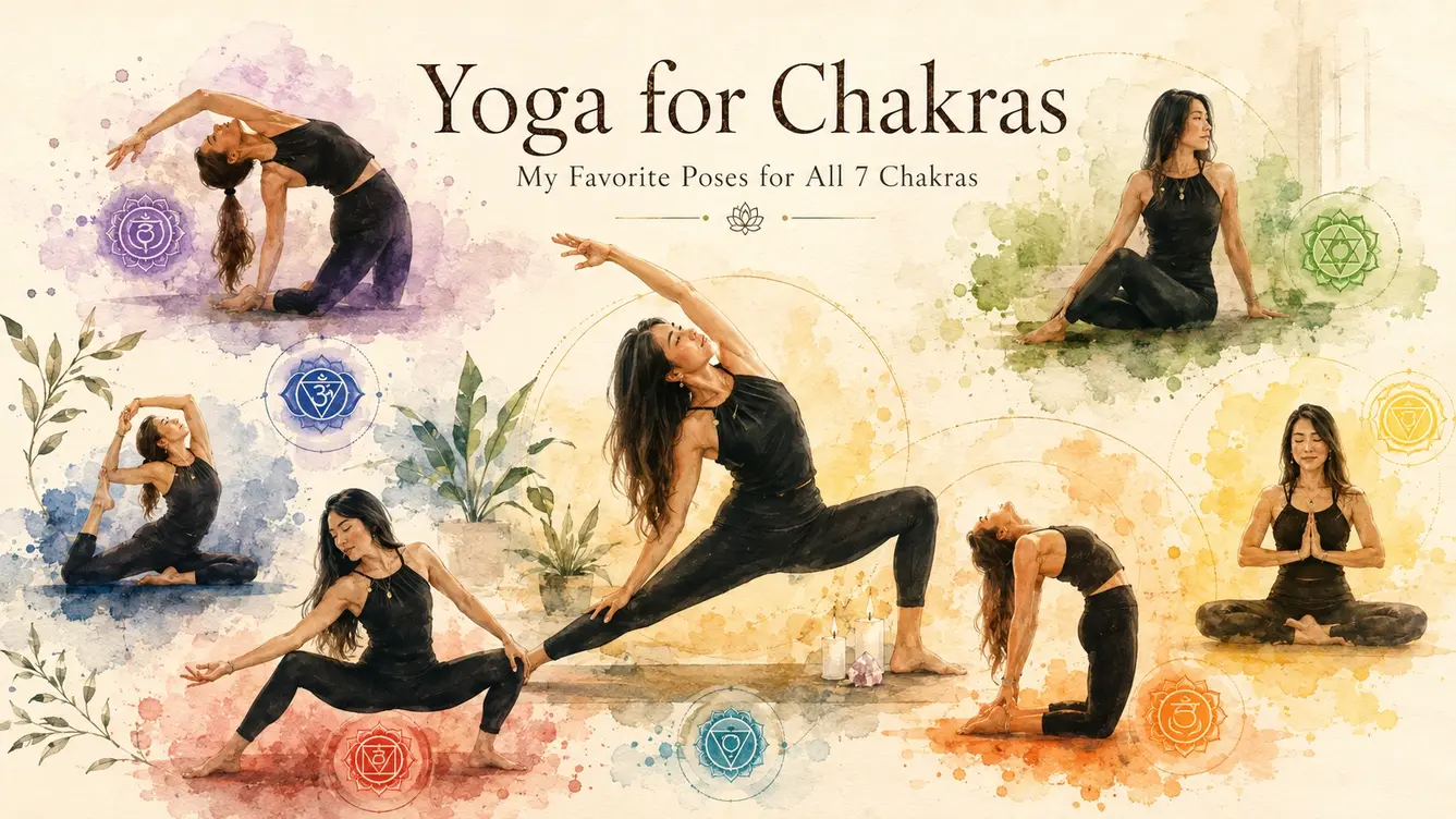 My Simple Yoga for Chakras Routine for All 7 Chakras